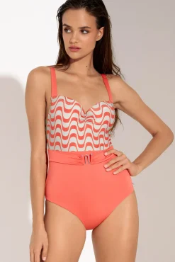 Fashion Badeanzug mit Schalen »Iceland« Damen Einteiler
