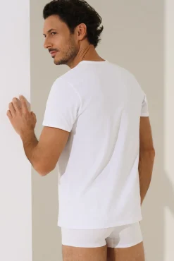 Fashion Herren Kurzarm Unterhemd Herren Unterhemden