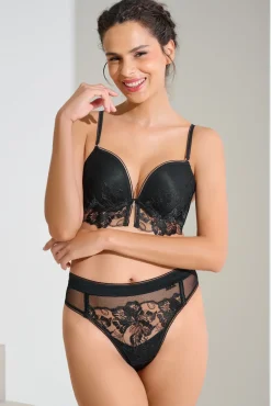 Best Hoher Brasilslip mit Strapshalter »Eminence« Damen Unterteile