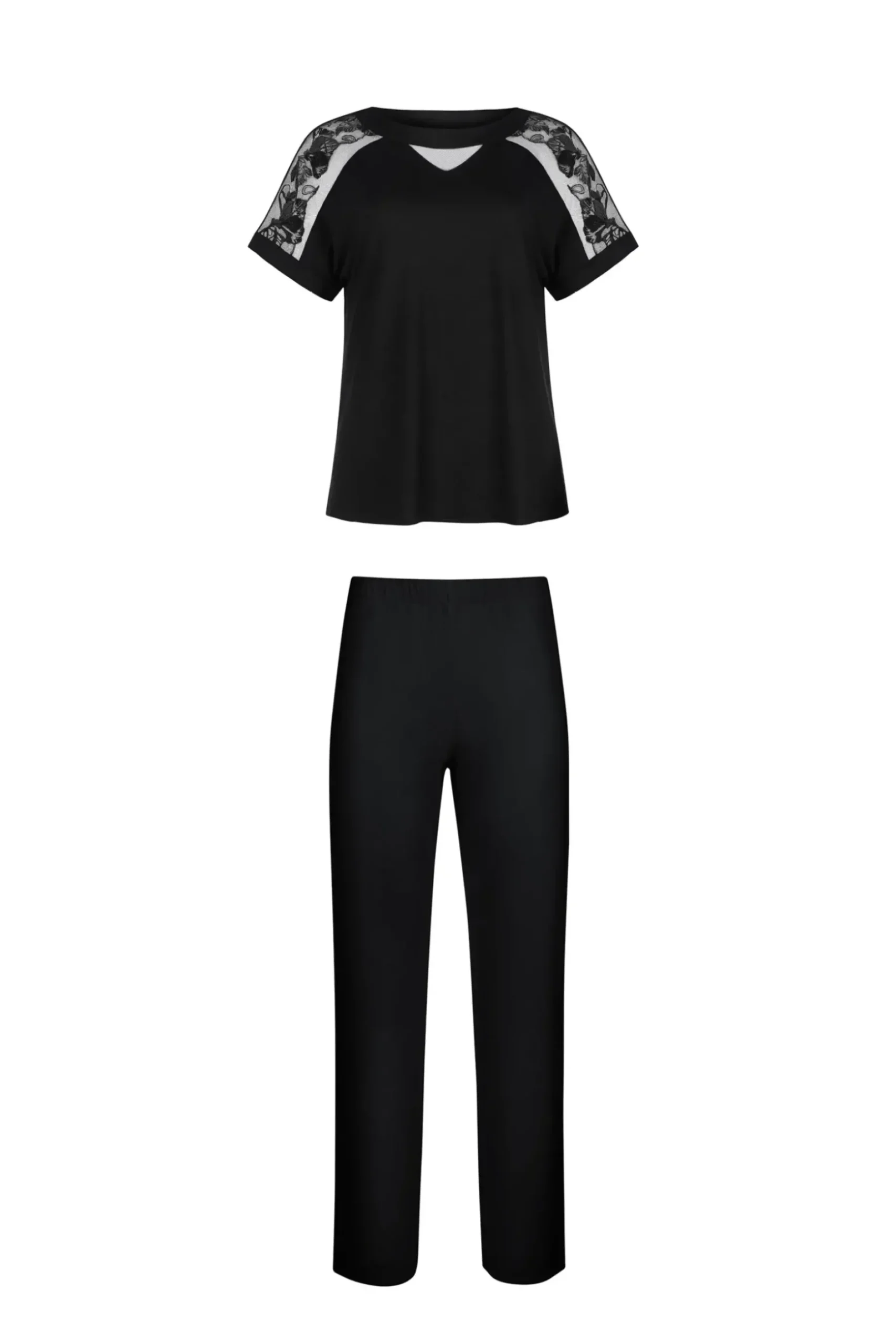 New Pyjama mit Schlafshirt und Hose »Eminence« Damen Pyjamas