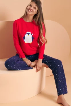 Fashion Pyjama mit Schlafshirt und Hose »Twinkle Star« Damen Pyjamas