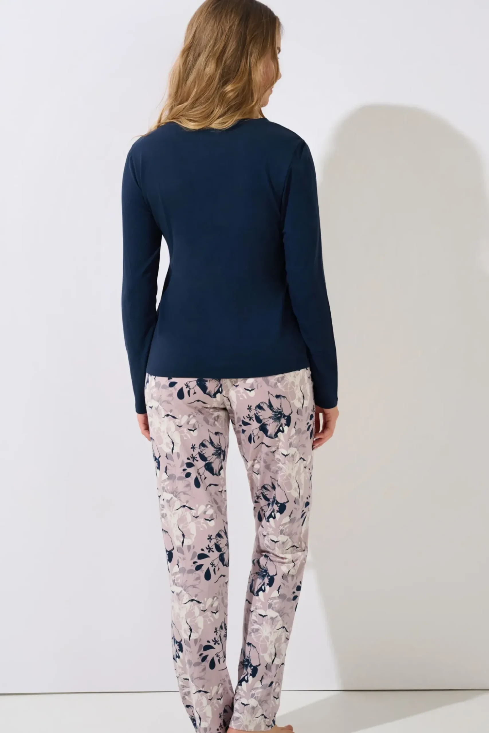 Sale Pyjama mit Schlafshirt und Hose »Ocean« Damen Pyjamas