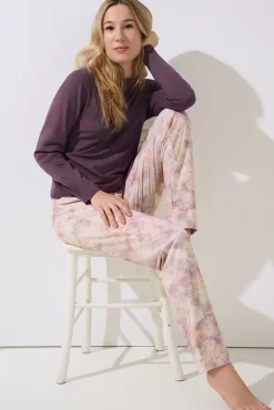 New Pyjama mit Schlafshirt und Hose »Olena« Damen Pyjamas