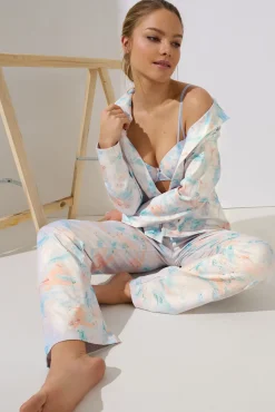 Best Pyjama mit Schlafshirt und Hose »Olena« Damen Pyjamas