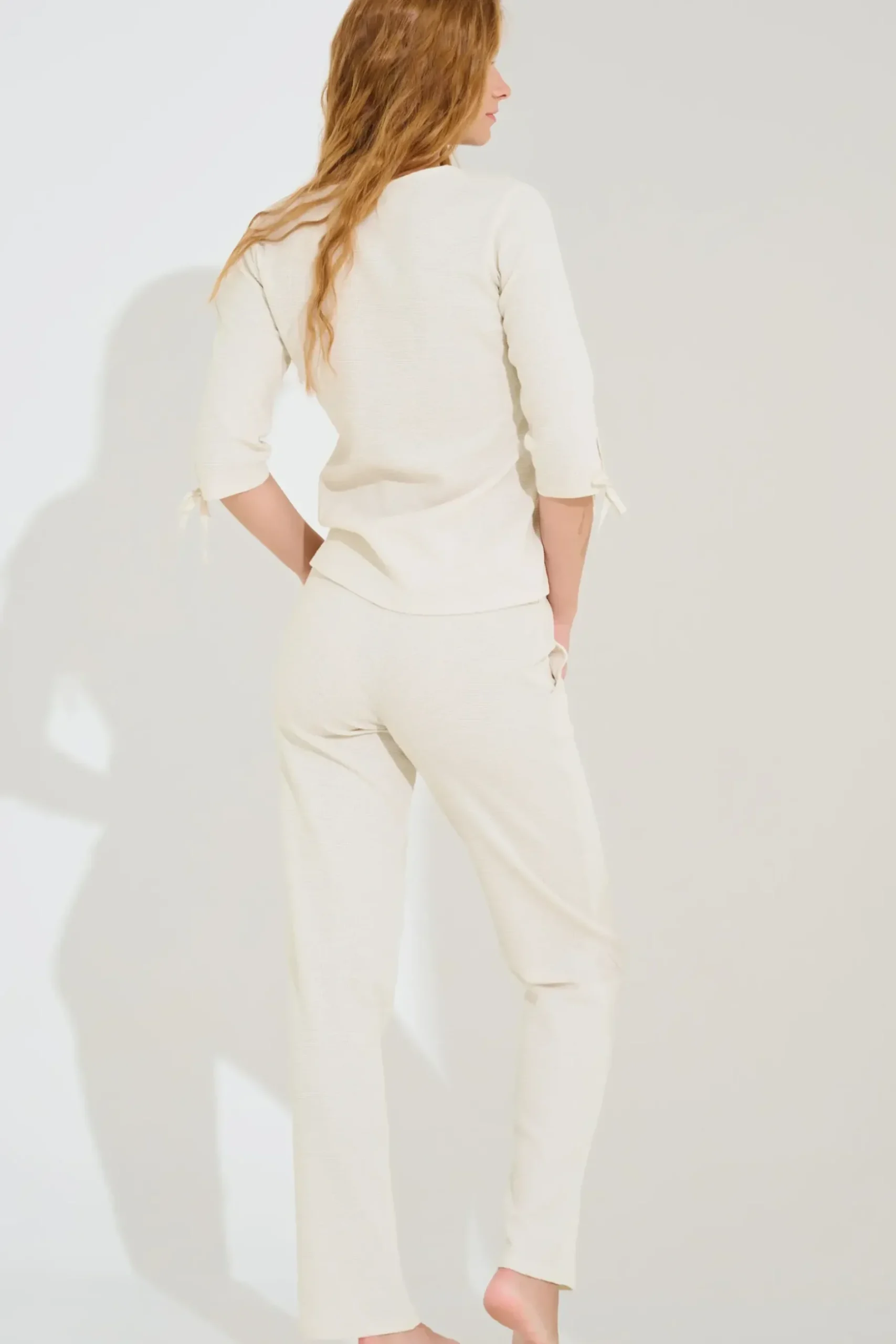 Online Pyjama mit Schlafshirt und Hose »Freely« - Homewear Damen Pyjamas