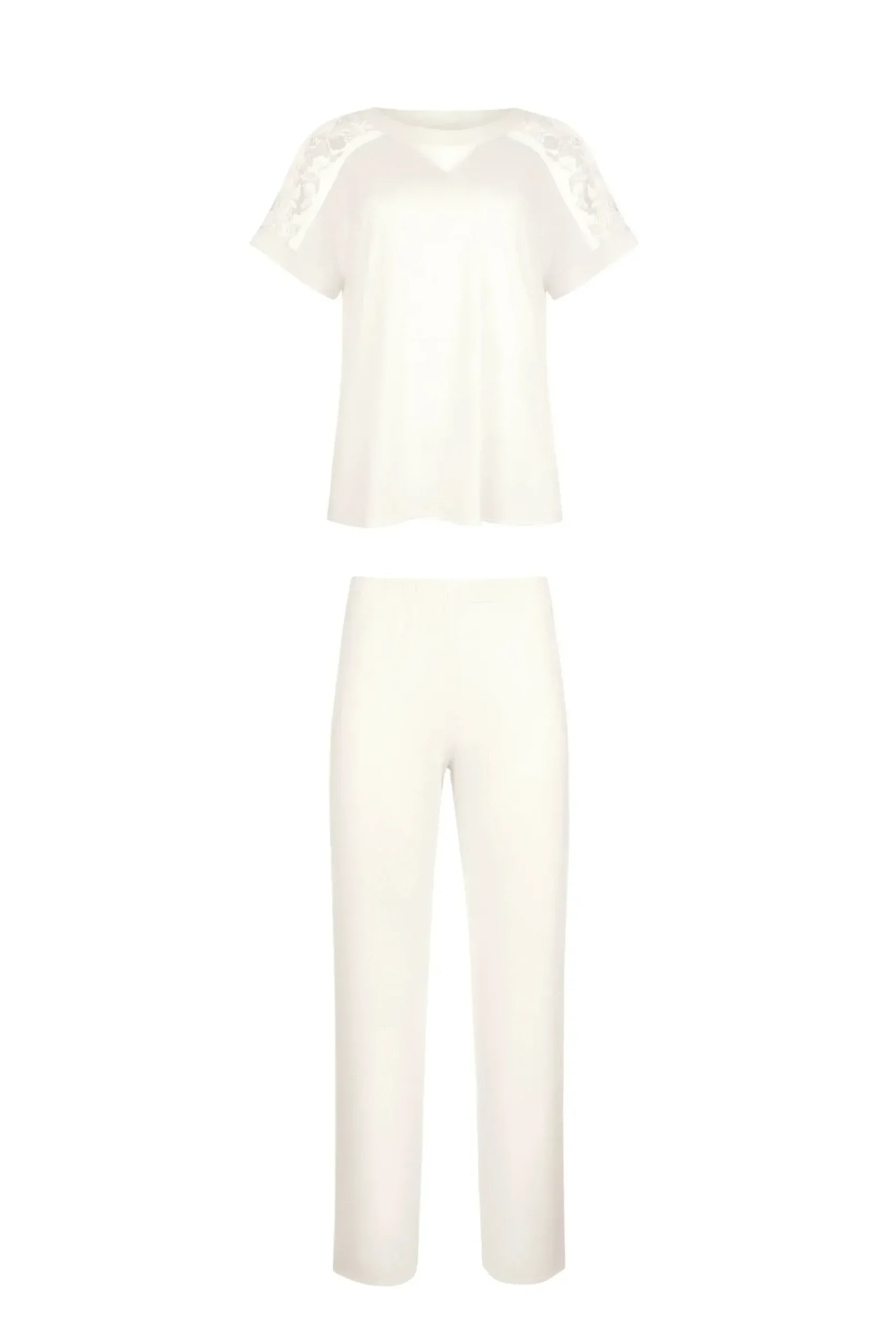 Discount Pyjama mit Schlafshirt und Hose »Eminence« Damen Pyjamas