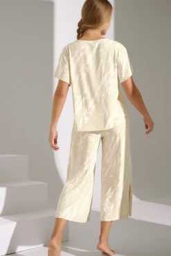 New Pyjama mit Schlafshirt und Hose »Naomi« Damen Pyjamas