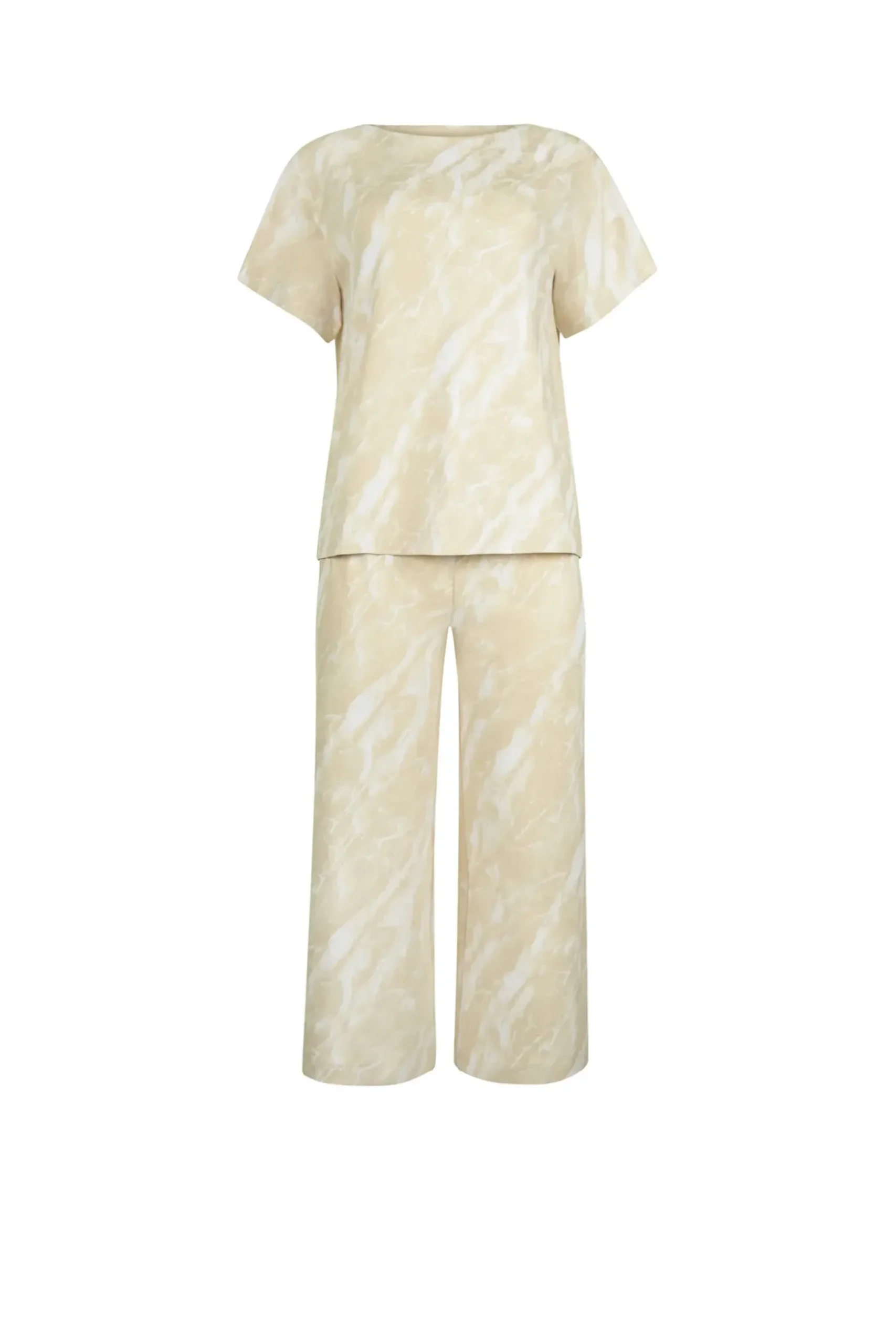 New Pyjama mit Schlafshirt und Hose »Naomi« Damen Pyjamas