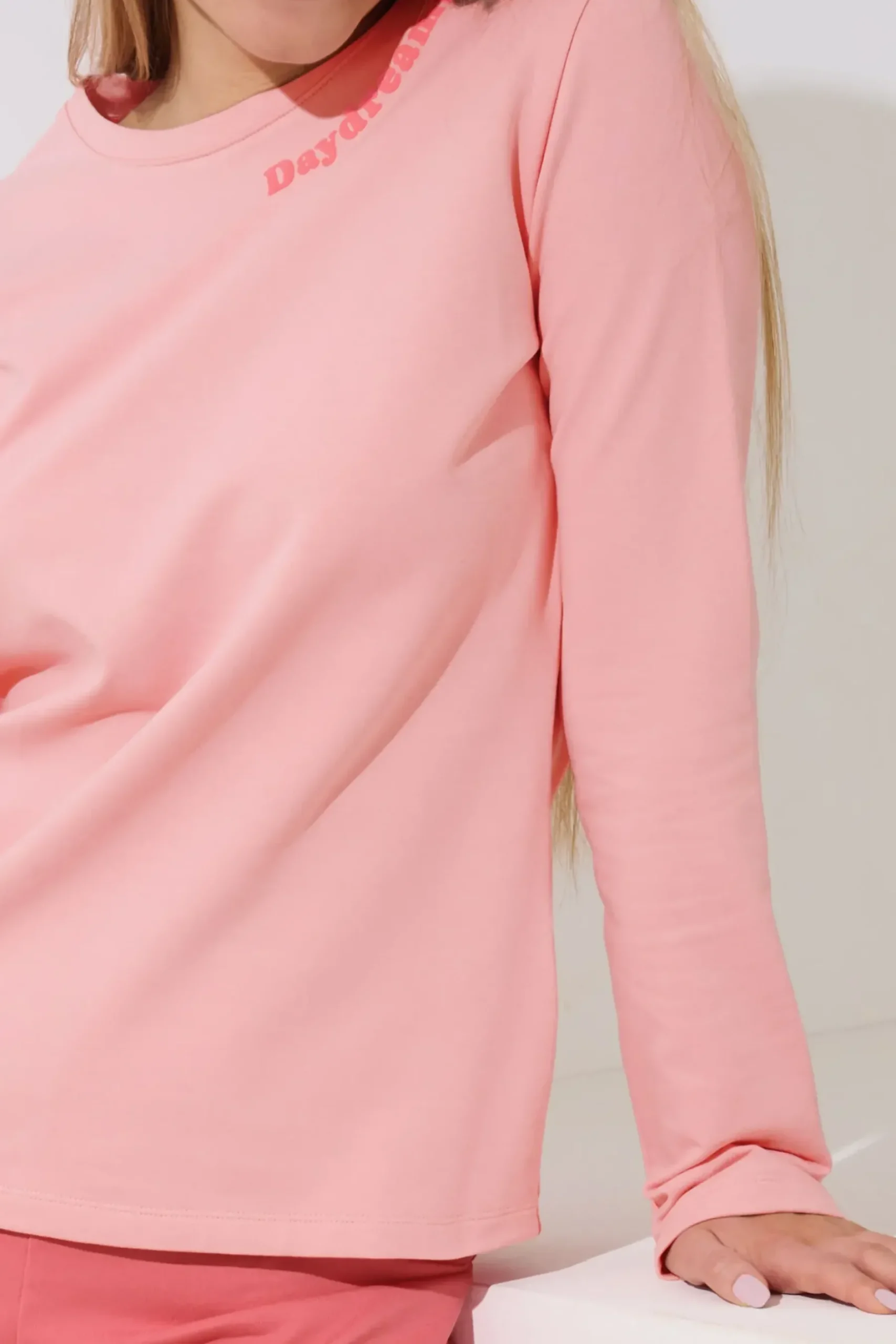Outlet Pyjama mit Schlafshirt und Hose »Delightful« - Loungewear Damen Pyjamas