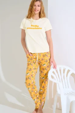 Sale Pyjama mit Schlafshirt und Hose »Summer« Damen Pyjamas