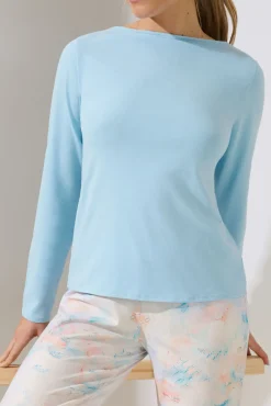 Online Pyjama mit Schlafshirt und Hose »Olena« Damen Pyjamas