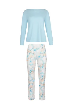Online Pyjama mit Schlafshirt und Hose »Olena« Damen Pyjamas