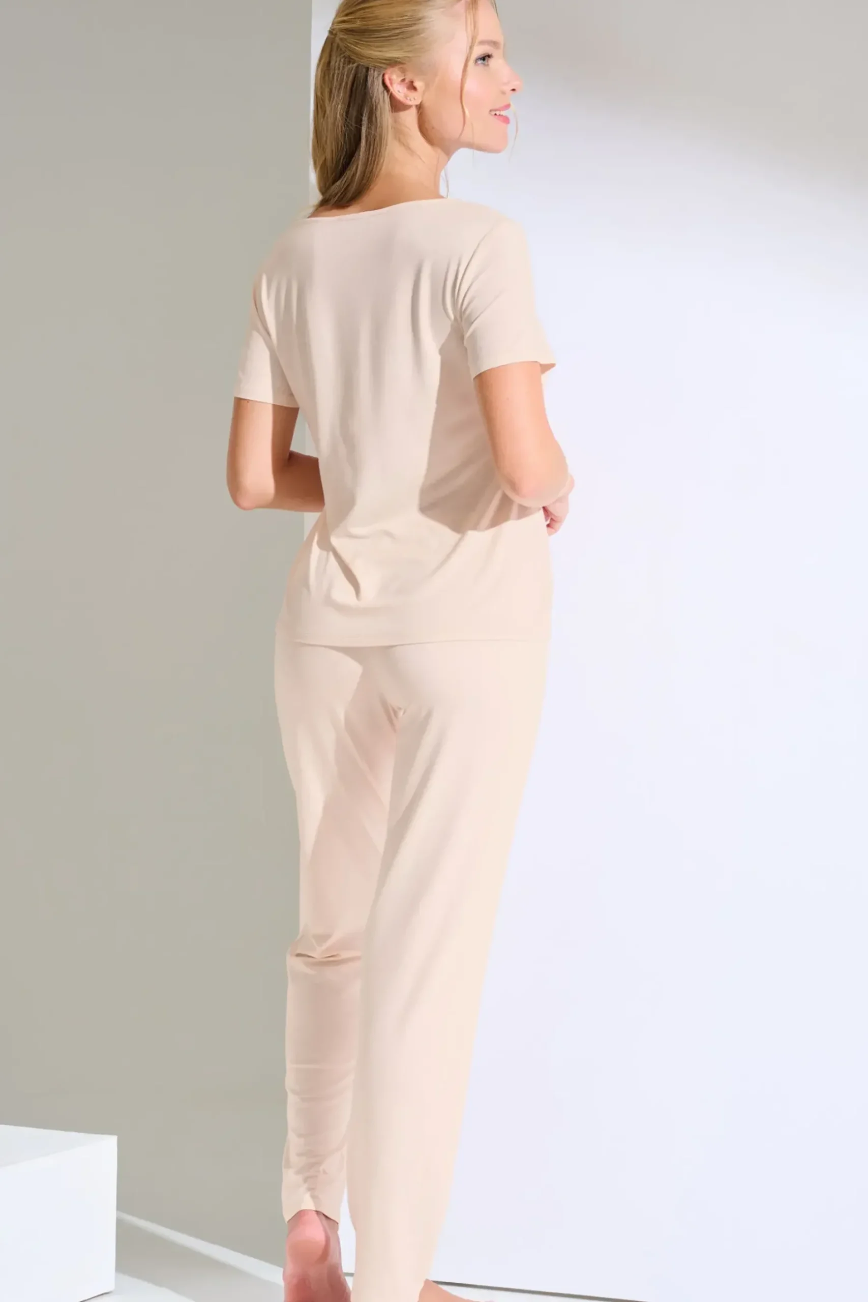 Clearance Pyjama mit Schlafshirt und Hose »Patricia« Damen Pyjamas