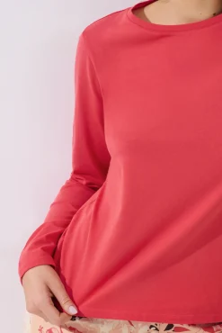 New Pyjama mit Schlafshirt und Hose »Ocean« Damen Pyjamas