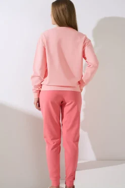 Outlet Pyjama mit Schlafshirt und Hose »Delightful« - Loungewear Damen Pyjamas