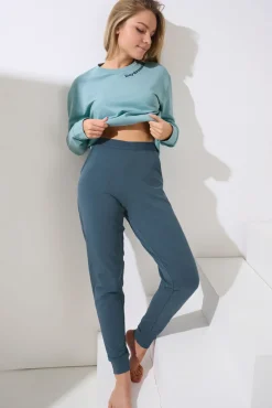 Fashion Pyjama mit Schlafshirt und Hose »Delightful« - Loungewear Damen Pyjamas