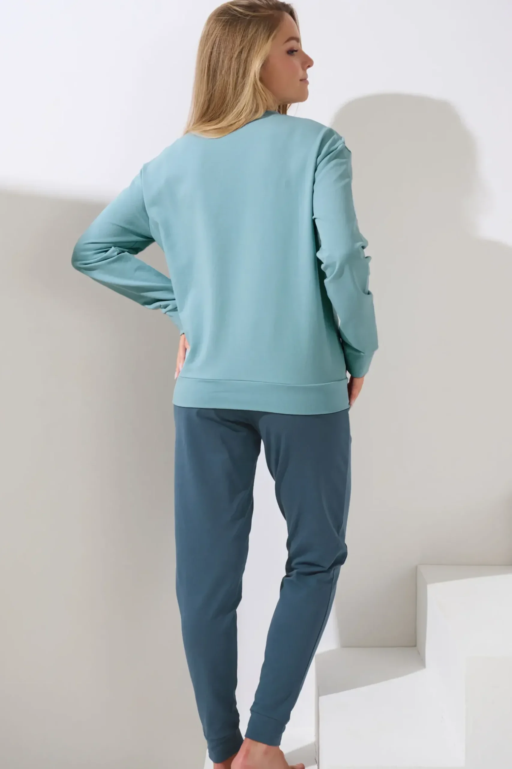 Fashion Pyjama mit Schlafshirt und Hose »Delightful« - Loungewear Damen Pyjamas