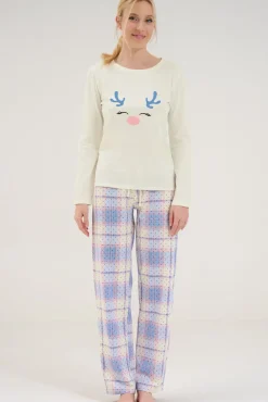 Hot Pyjama mit Schlafshirt und Hose »Holiday« Damen Pyjamas
