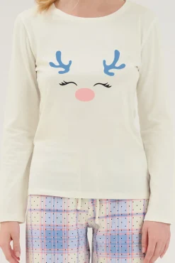 Hot Pyjama mit Schlafshirt und Hose »Holiday« Damen Pyjamas