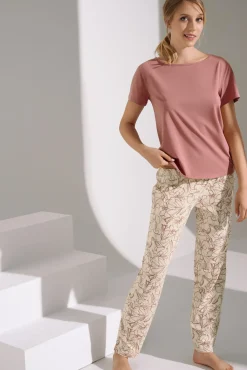 Fashion Pyjama mit Schlafshirt und Hose »Nina« Damen Pyjamas
