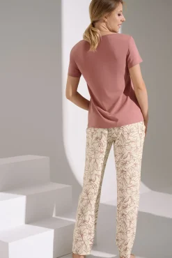 Fashion Pyjama mit Schlafshirt und Hose »Nina« Damen Pyjamas