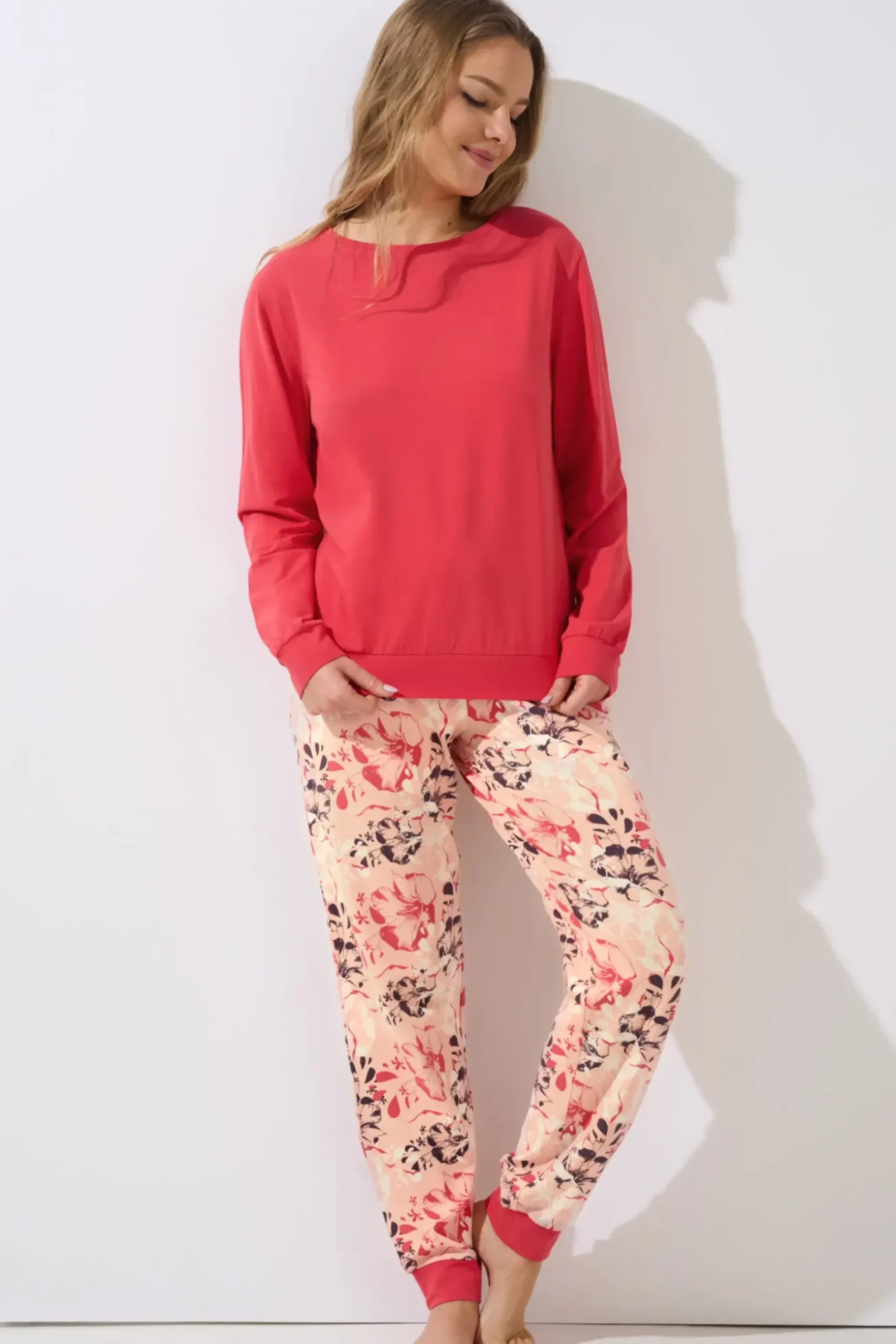 Fashion Pyjama mit Schlafshirt und Hose »Ocean« Damen Pyjamas