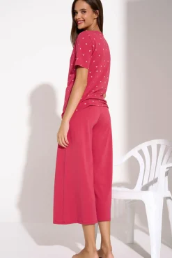 Outlet Pyjama mit Schlafshirt und Hose »True Love« Damen Pyjamas