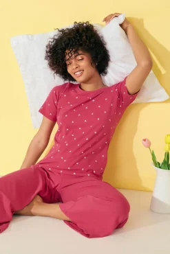 Outlet Pyjama mit Schlafshirt und Hose »True Love« Damen Pyjamas