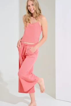 Fashion Pyjama mit Schlaftop und Hose »Freely« - Homewear Damen Pyjamas