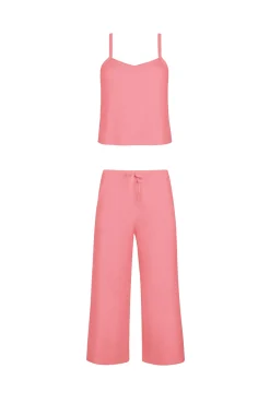 Fashion Pyjama mit Schlaftop und Hose »Freely« - Homewear Damen Pyjamas