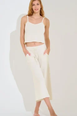 Outlet Pyjama mit Schlaftop und Hose »Freely« - Homewear Damen Pyjamas