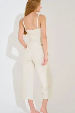 Outlet Pyjama mit Schlaftop und Hose »Freely« - Homewear Damen Pyjamas