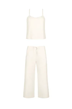 Outlet Pyjama mit Schlaftop und Hose »Freely« - Homewear Damen Pyjamas