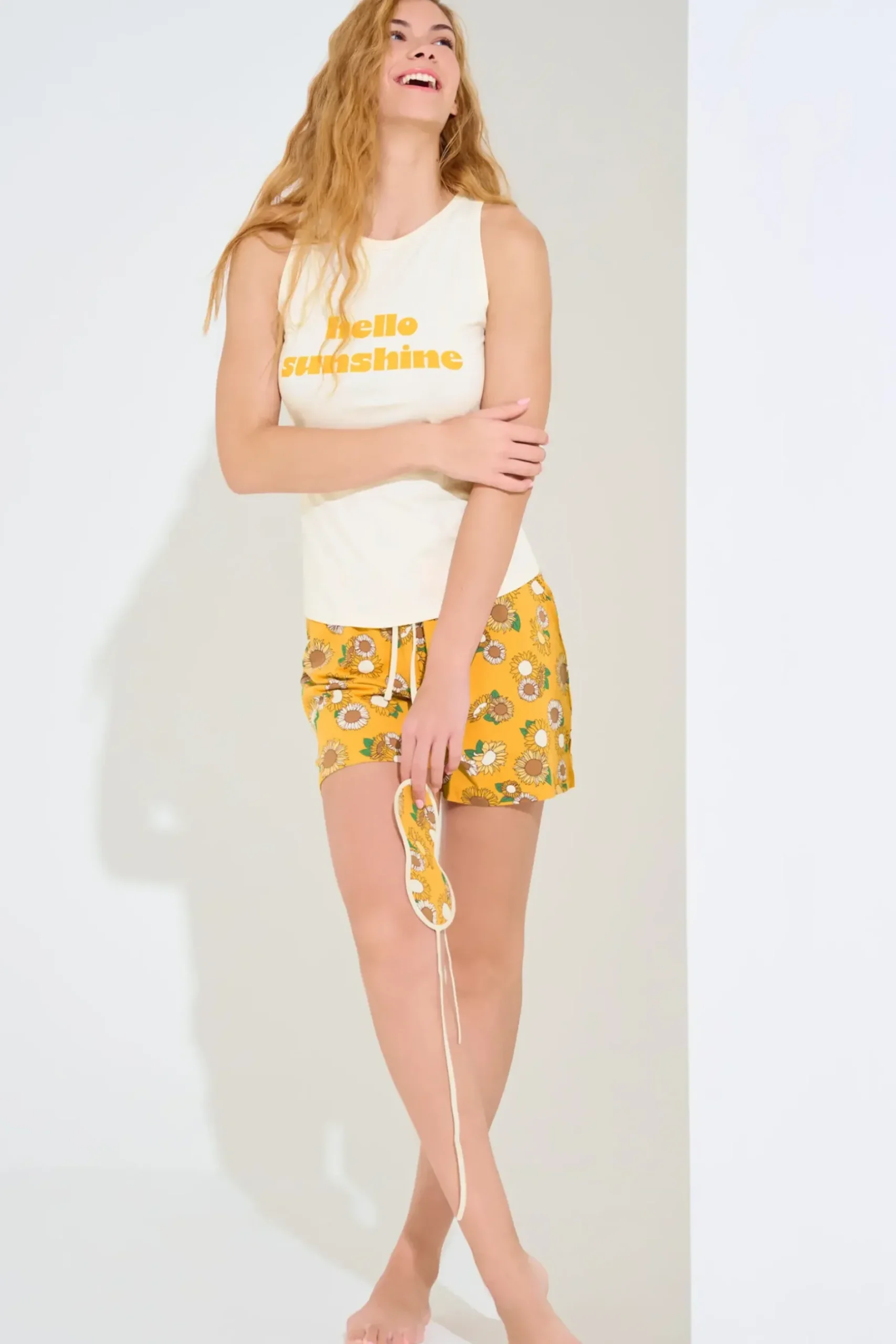 Outlet Pyjama mit Shorts »Summer« Damen Pyjamas