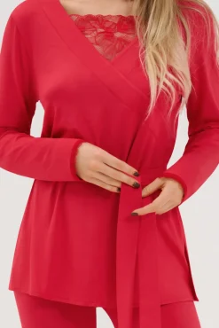 Sale Pyjama mit Tunika und Leggings »Sympathy« Damen Pyjamas