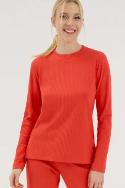 Online Pyjama Oberteil Langarm »Lucky« Damen Pyjamas