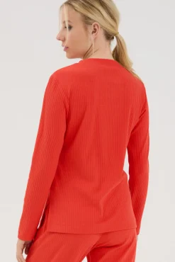 Online Pyjama Oberteil Langarm »Lucky« Damen Pyjamas