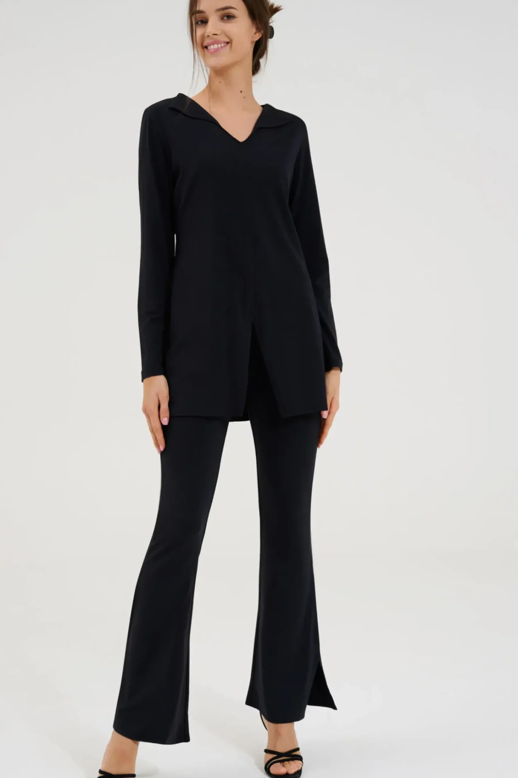 Outlet Pyjama Oberteil Langarm »Mia« Damen Pyjamas