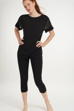 New Pyjama Set mit Leggings »Smooth« Damen Pyjamas