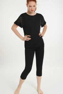 New Pyjama Set mit Leggings »Smooth« Damen Pyjamas