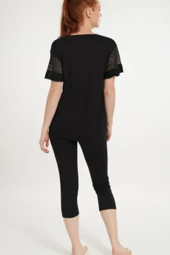 New Pyjama Set mit Leggings »Smooth« Damen Pyjamas