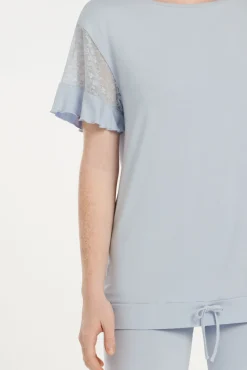 Sale Pyjama Set mit Leggings »Smooth« Damen Pyjamas