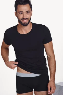 Fashion Unterhemd mit kurzen Ärmeln Herren Unterhemden