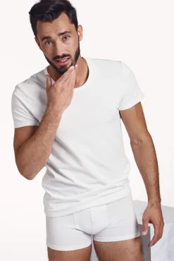 Fashion Unterhemd mit kurzen Ärmeln Herren Unterhemden