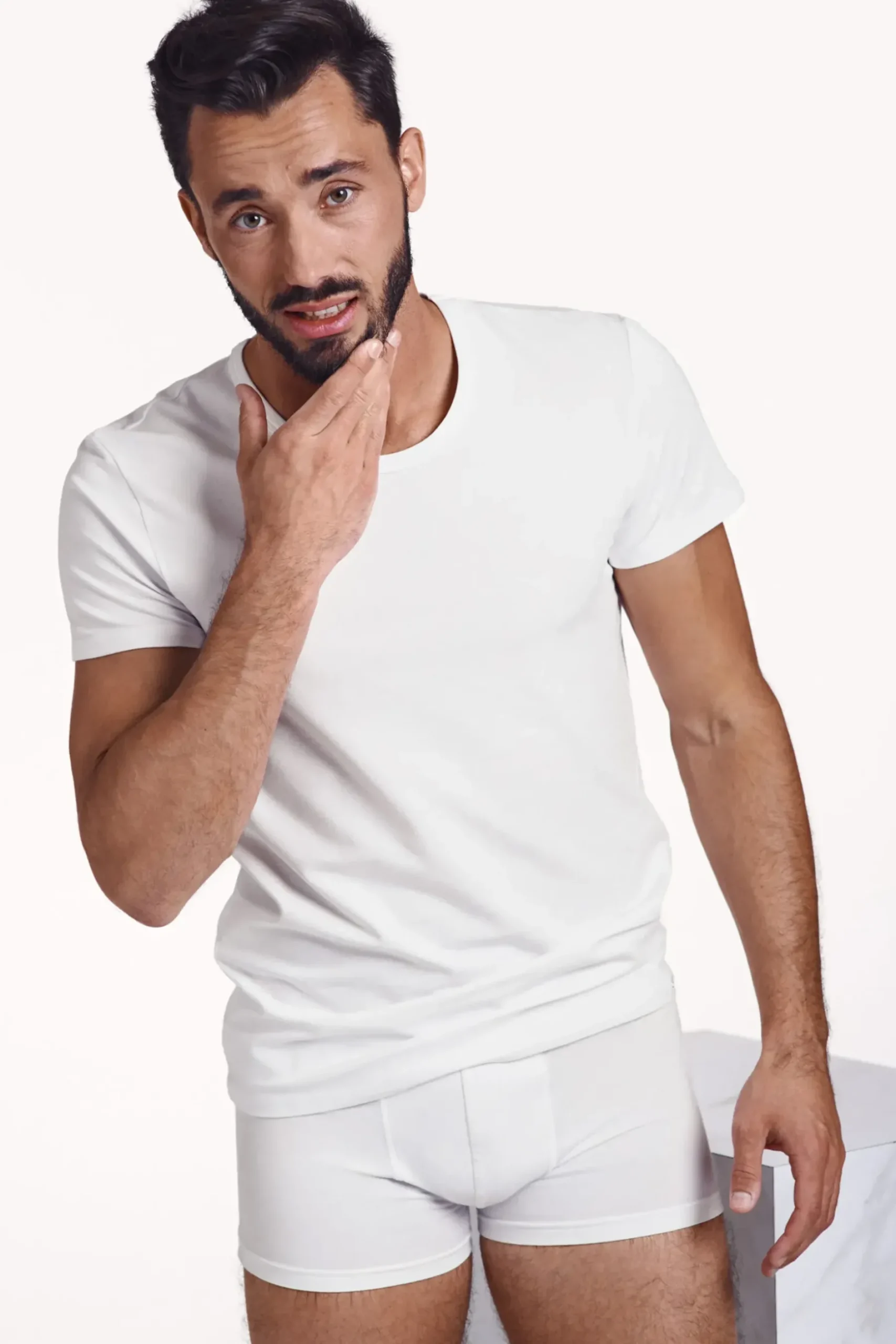 Fashion Unterhemd mit kurzen Ärmeln Herren Unterhemden